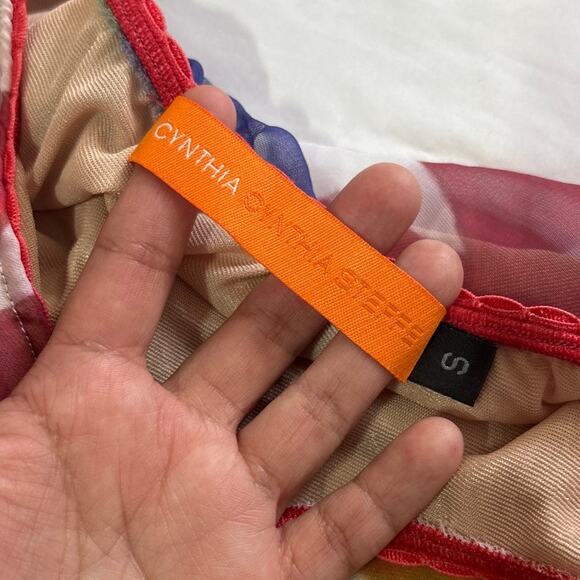 Cynthia Steffe Womens Small Y2k Vintage 90s Hippie Boho Midi Skirt Fun Artsy - Picture 5 of 8